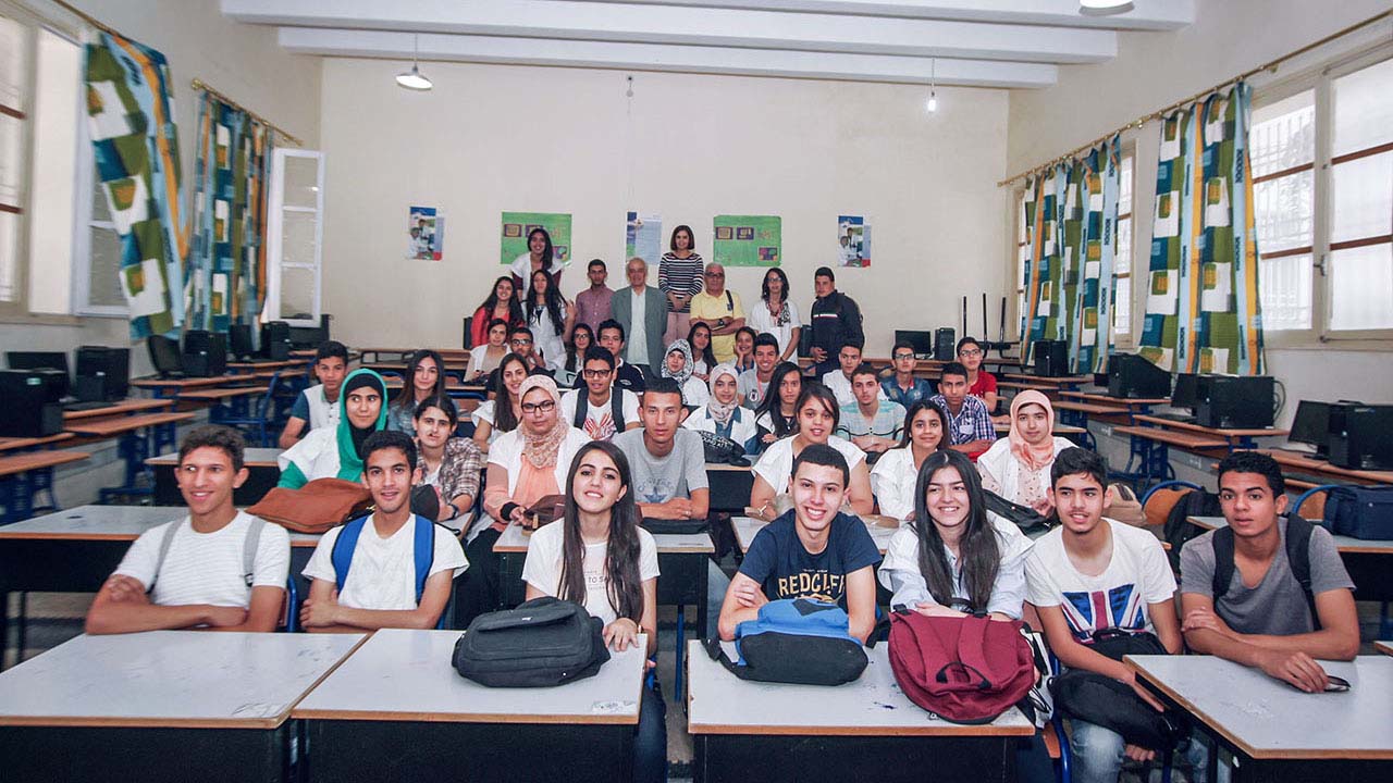 Photo du Centenaire du Lycée Omar Ibn Abdelaziz